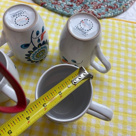 Set of 4 DANSK mugs - Picture 6 of 7